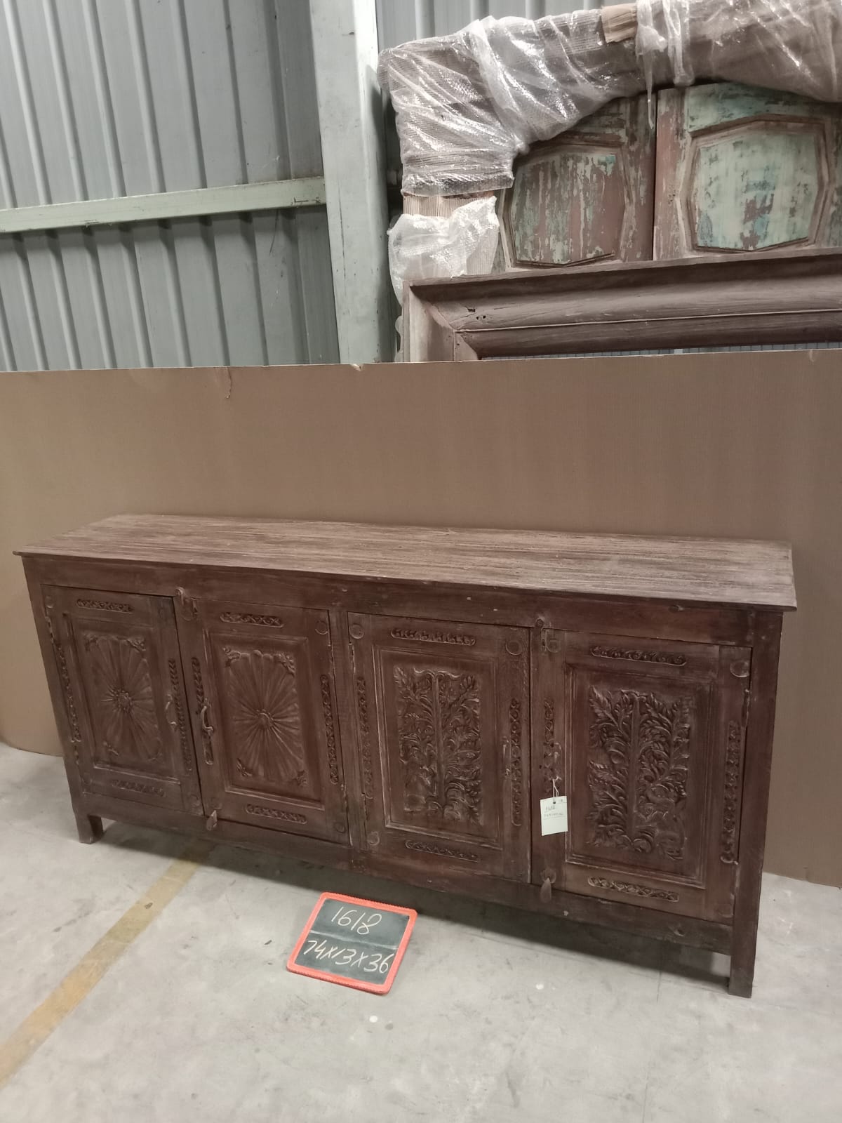WD CARVED SIDEBOARD 053