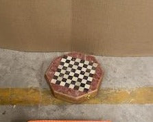 STONE CHESS SET HEXAGON 058