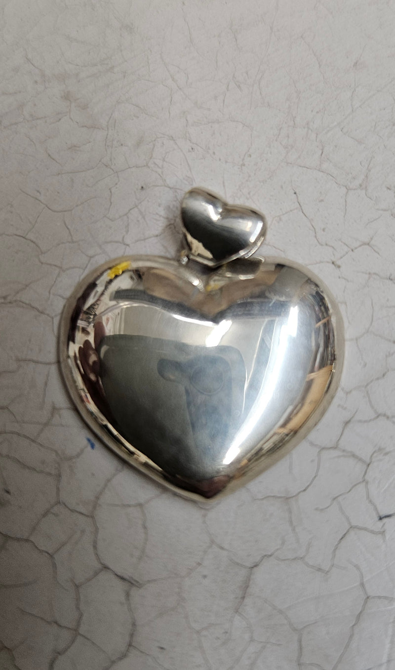 Heart Silver Pendant, .925