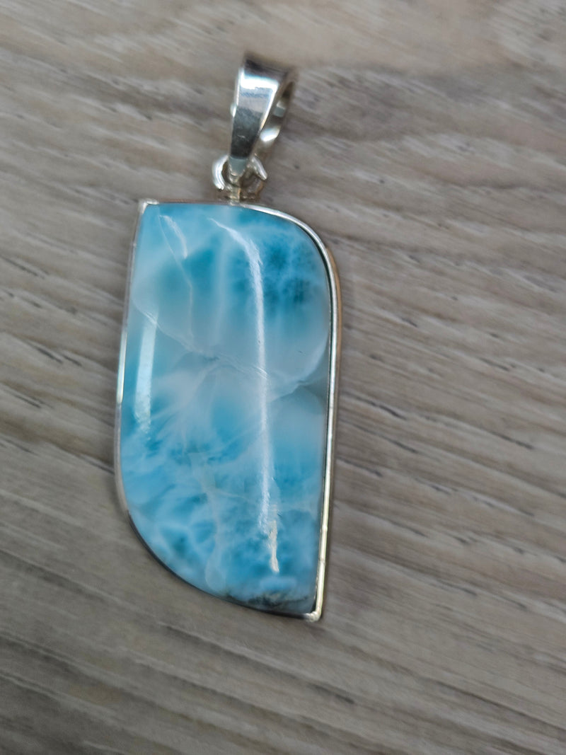 Larimar Pendant, .925