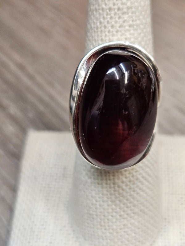 Amber Cab Ring .925