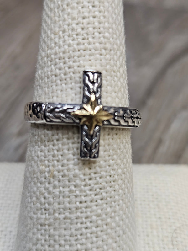 Horizontal Cross Ring. 925