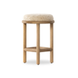 Beige Shearling Stool 248