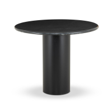 Round Dining Table Black Marble 273