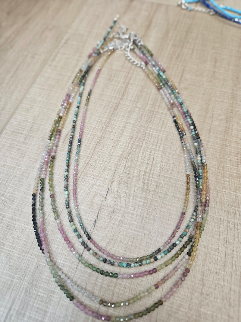 Tourmaline Sgl Necklace .925