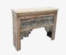 WOODEN CONSOLE TABLE BOX 038