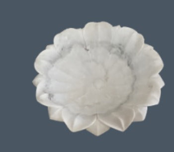 MARBLE FLOWER BOWL 081