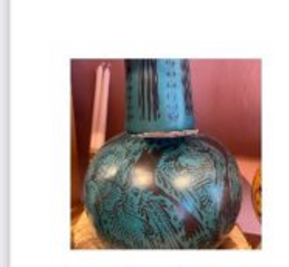 Large burnished bottle