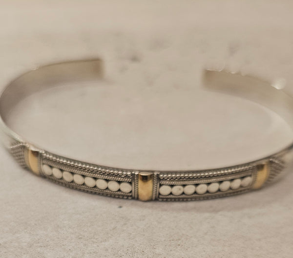 Cuff Bracelet 18kt /.925 437