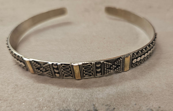 Cuff Bracelet 18kt /.925 438