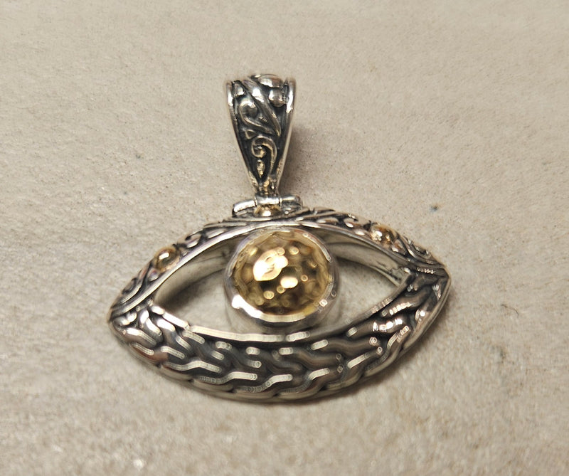 Eye 18kt/.925 Pendant 442