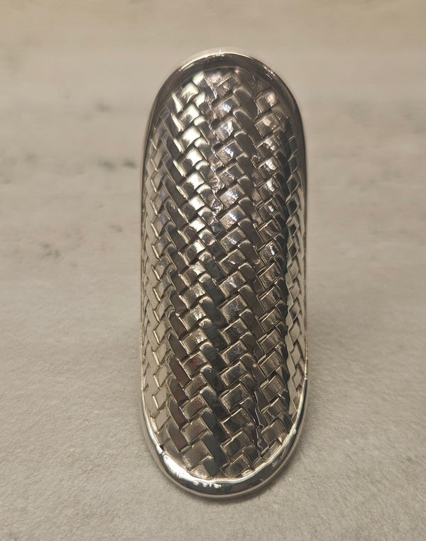 Long Weave Ring .925 519