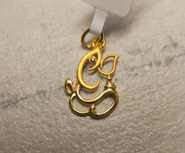 18kt gold Pendent 537
