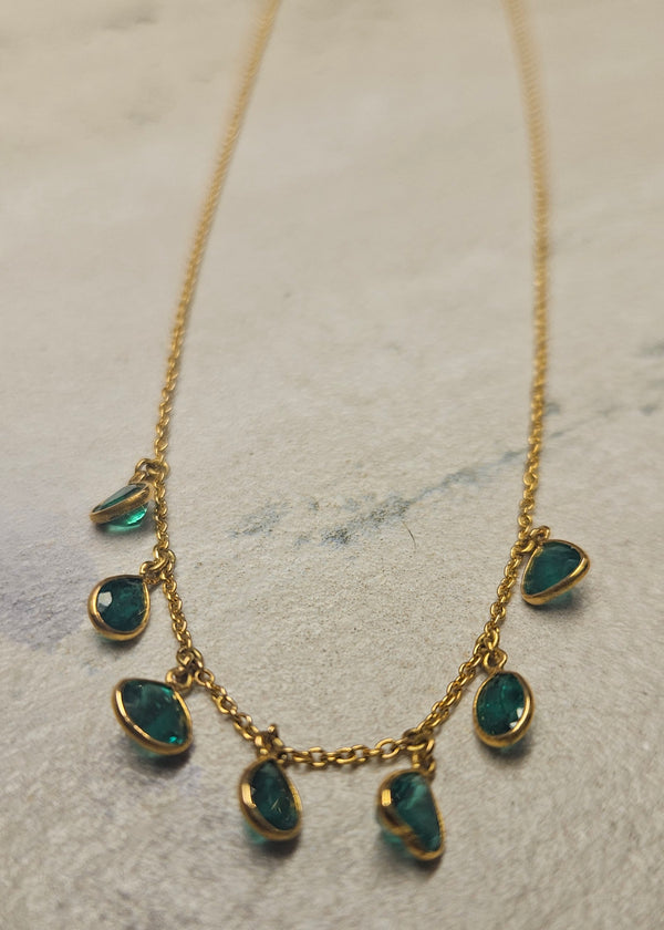 Emerald Necklace 18kt gold 538