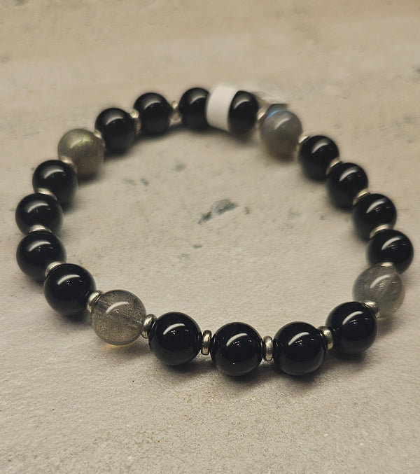 Labradorite Onyx Bracelet
