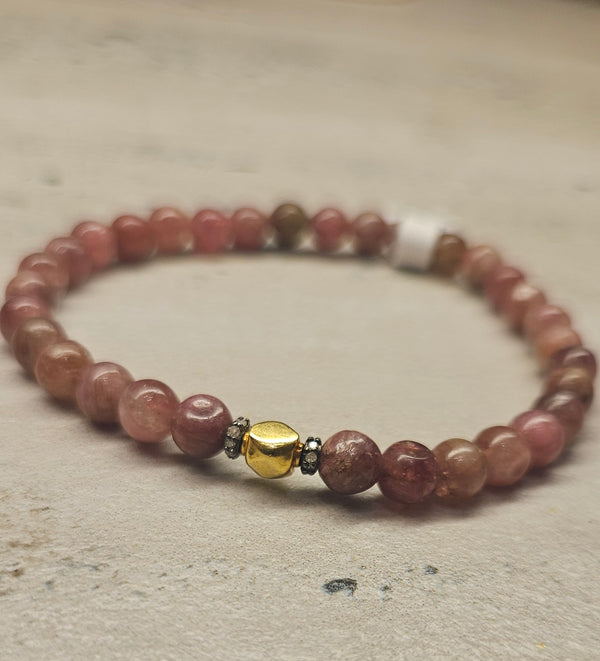 Tourmaline/ Diamond, 18kt Bracelet 564