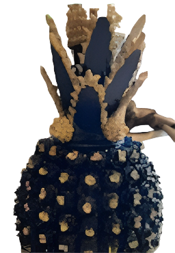 Blue White Lidded Pineapple