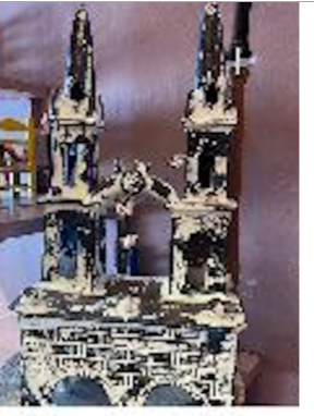 Clay templo Blk/White Distressed