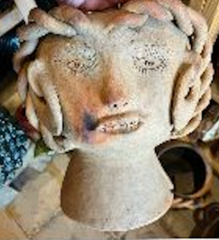 Braided Head Chica Pot