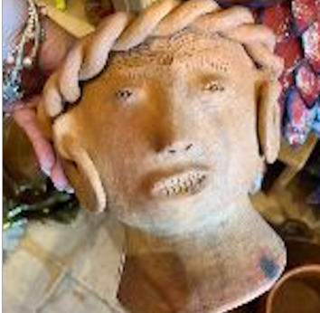 Big Head Mujer Braided Pot