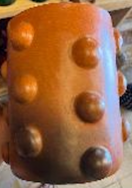 Atomic Cylinder Pot terracotta