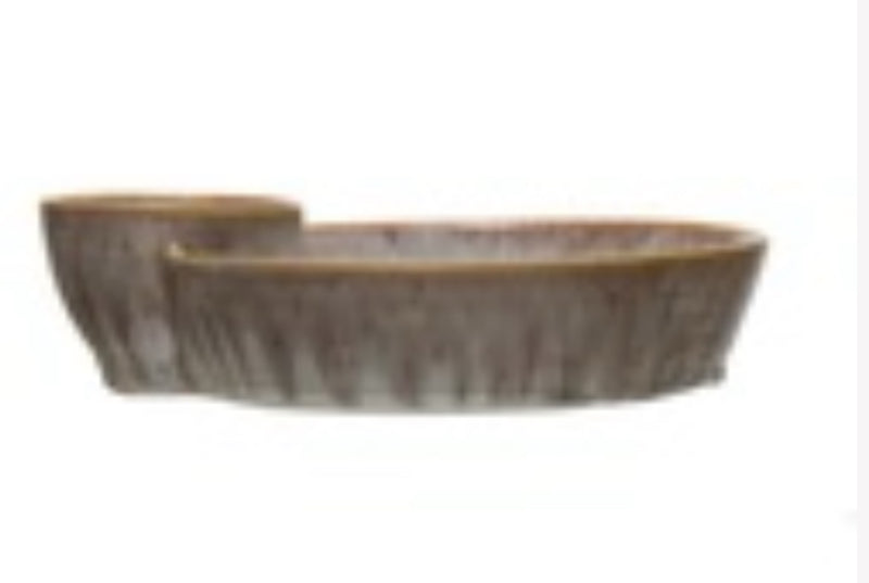 TieDye Salsa Chip Serve Bowl