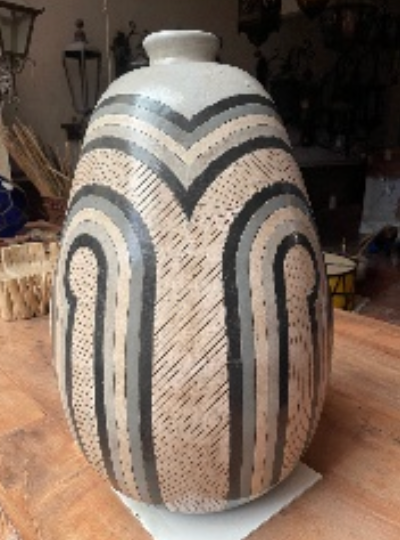 Grande Deco Burnished Lamp