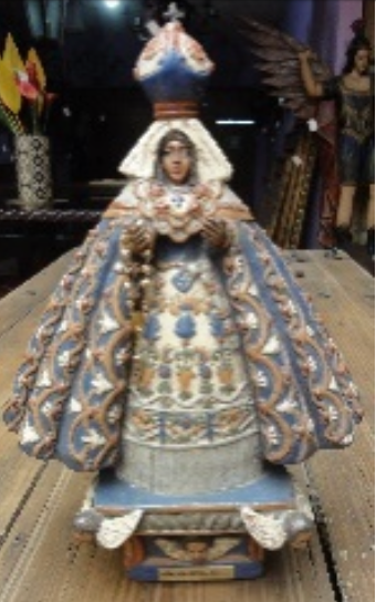 Virgen Macarana 30cm Blues