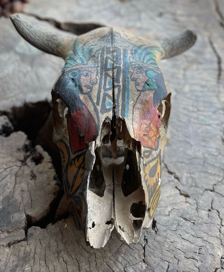 Painted Skull
