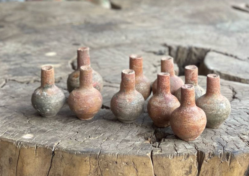 Clay vintage Incense Holder