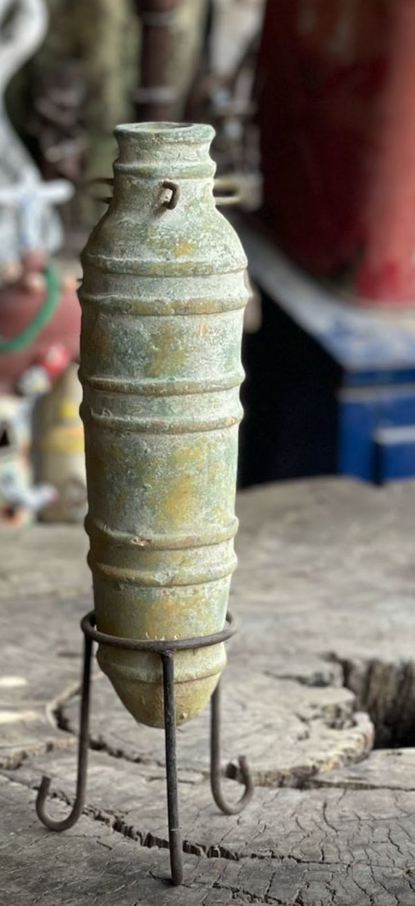 Small Tall Vintage Vessel on Stand