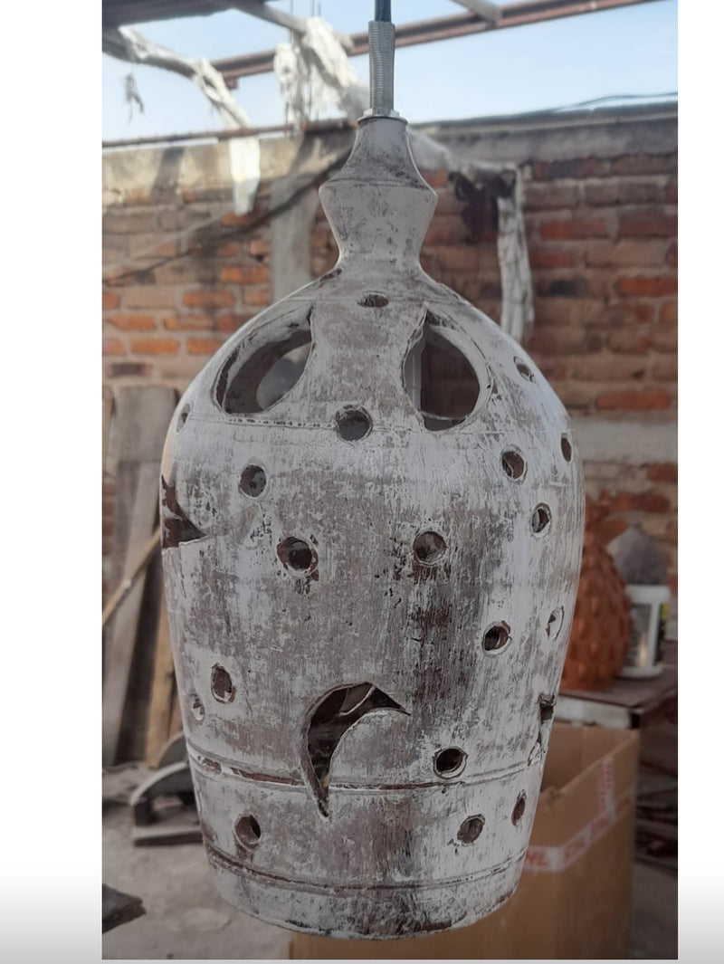 Moon & Stars Cut Out Hanging Lamp