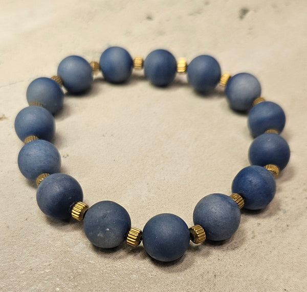 Lapis Matte Bracelet 718