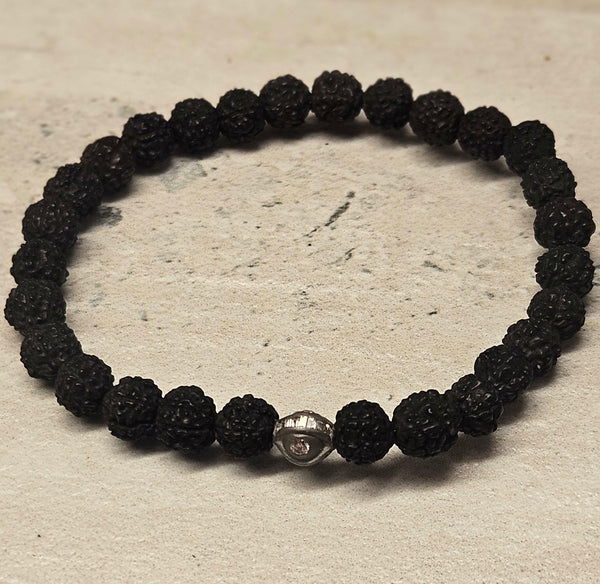 Diamond, Rudraksha Bracelet 745
