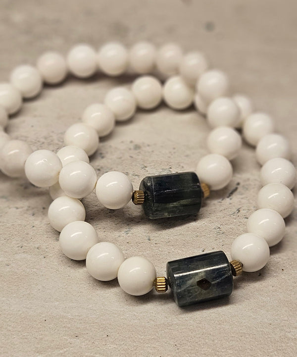 Agate, Kyanite Bracelelt 746