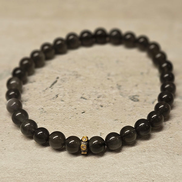 Gray Moonstone, Diamond Bracelet 747