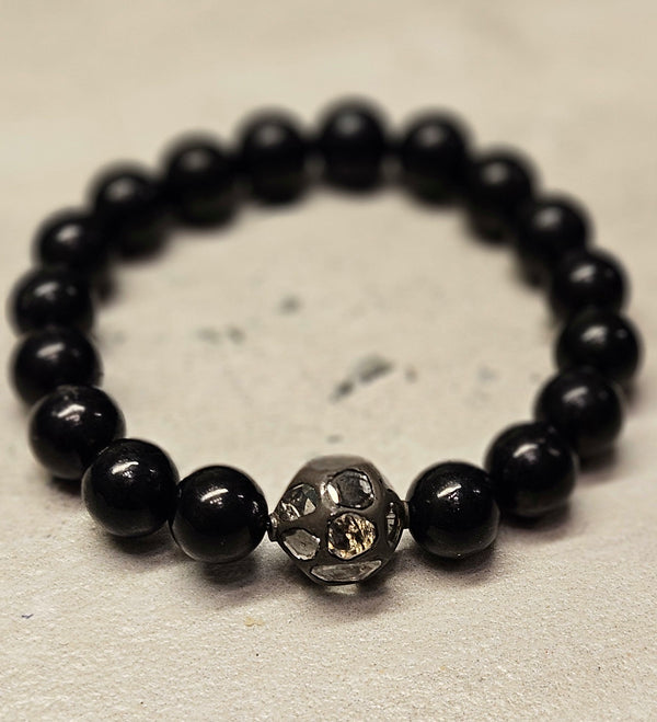 .925 Shungite Diamond 762