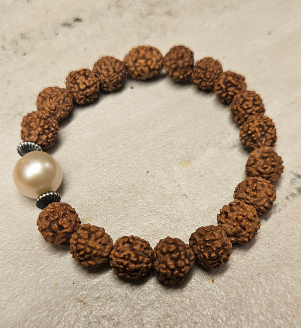 Rudraksha , FWP .925 Bracelet 772