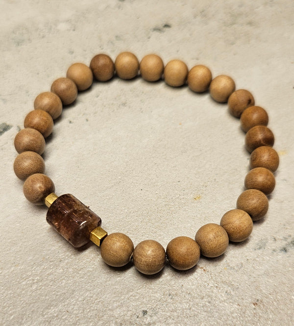 18kt Sandalwood, Tourmaline Bracelet 779