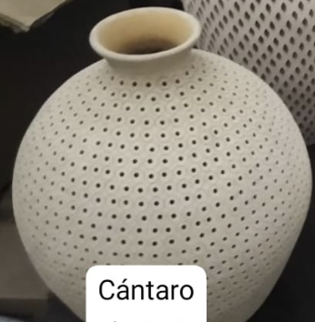 Cantaro Round Oaxaca Cut out Dot Vase 821