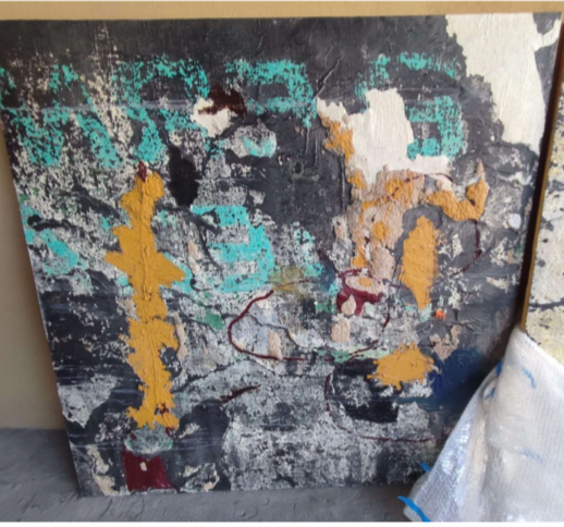 Teal Glory Art 876