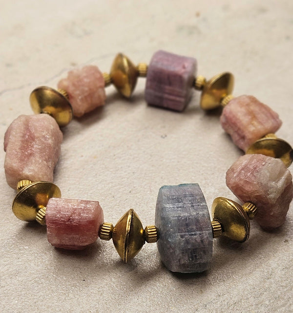 Paraiba, Pink Tourmaline Bracelet 211