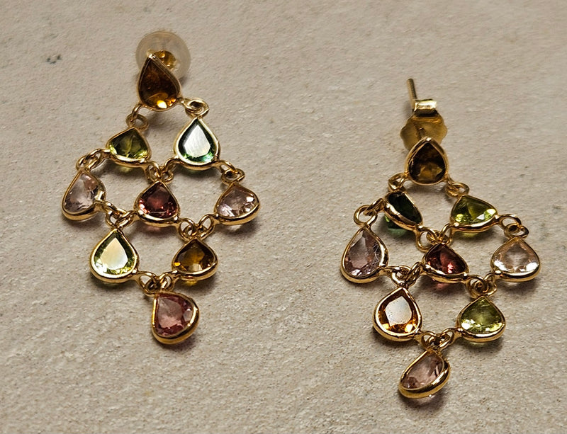 18kt Tourmaline Earrings 238