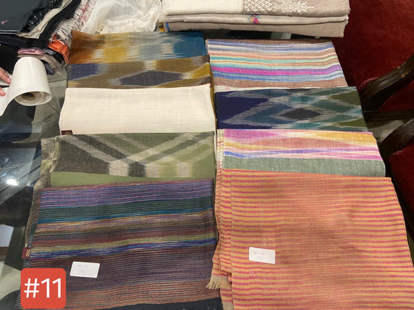 11 Cashmere blend Ikat Scarf 249