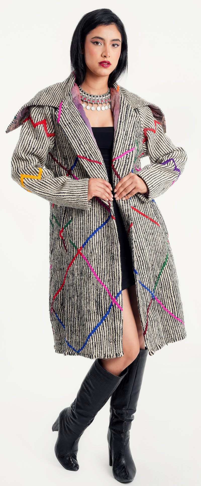 Sunwashed Stone Cape Trench Coat 21