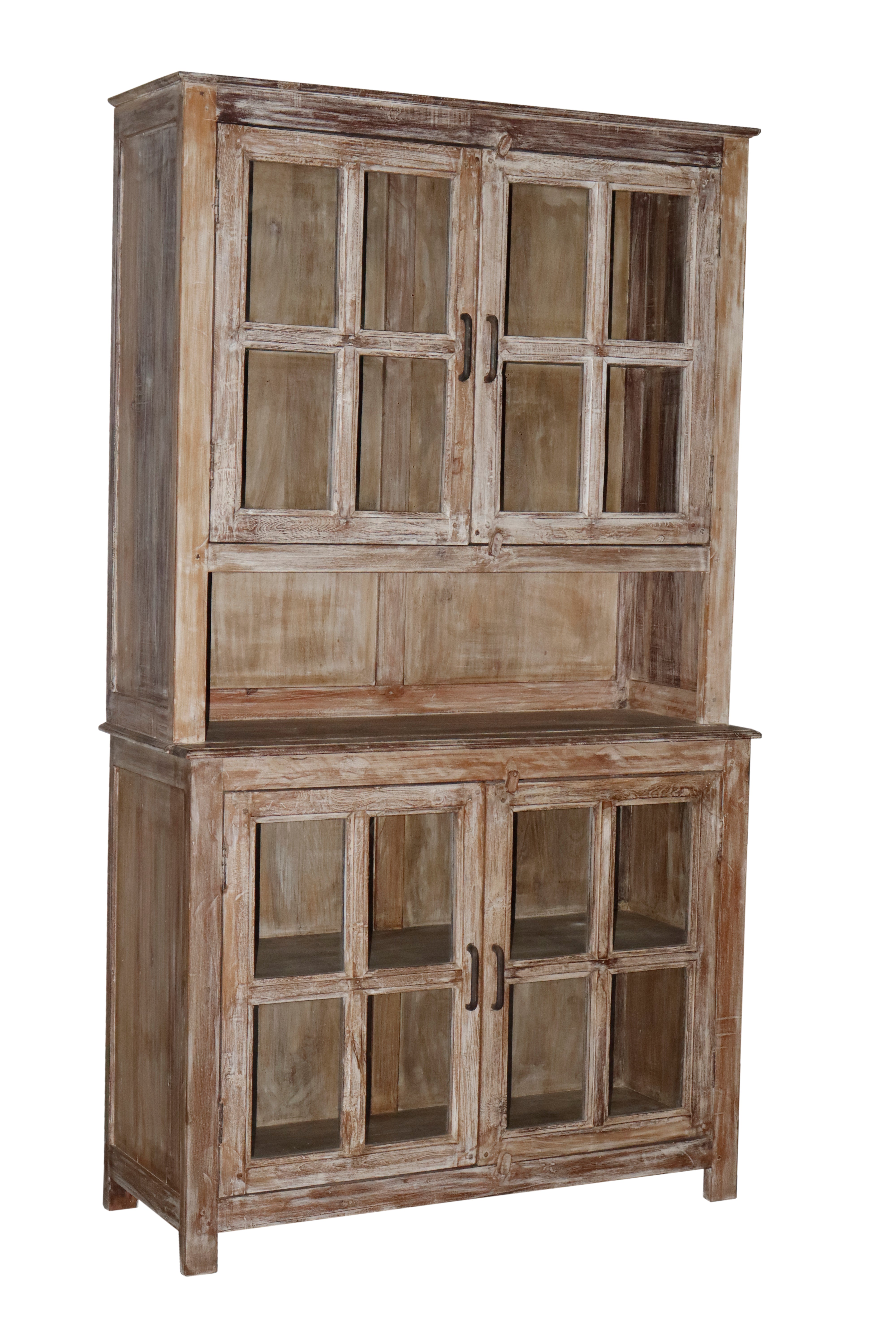 WD 2 PART GLASS ALMIRAH 395