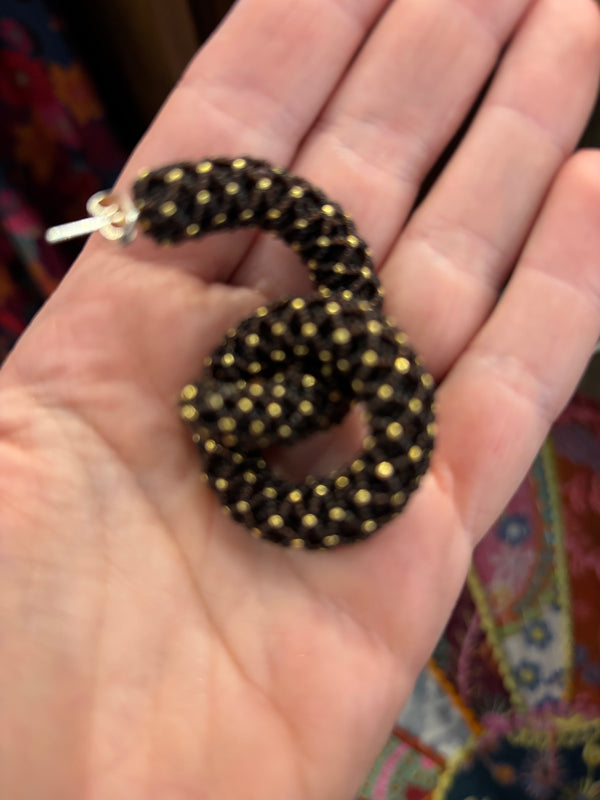 Choc Double Hoop Earrings