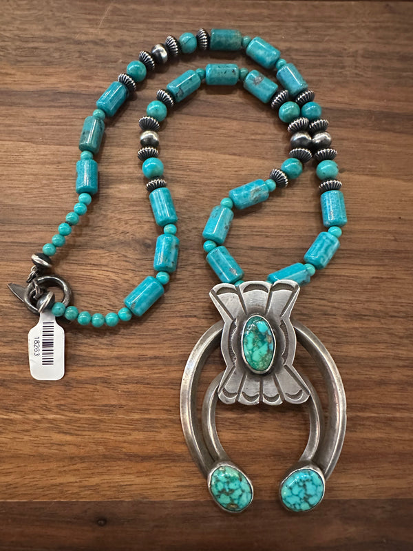 Navajo Turquoise Necklace 263