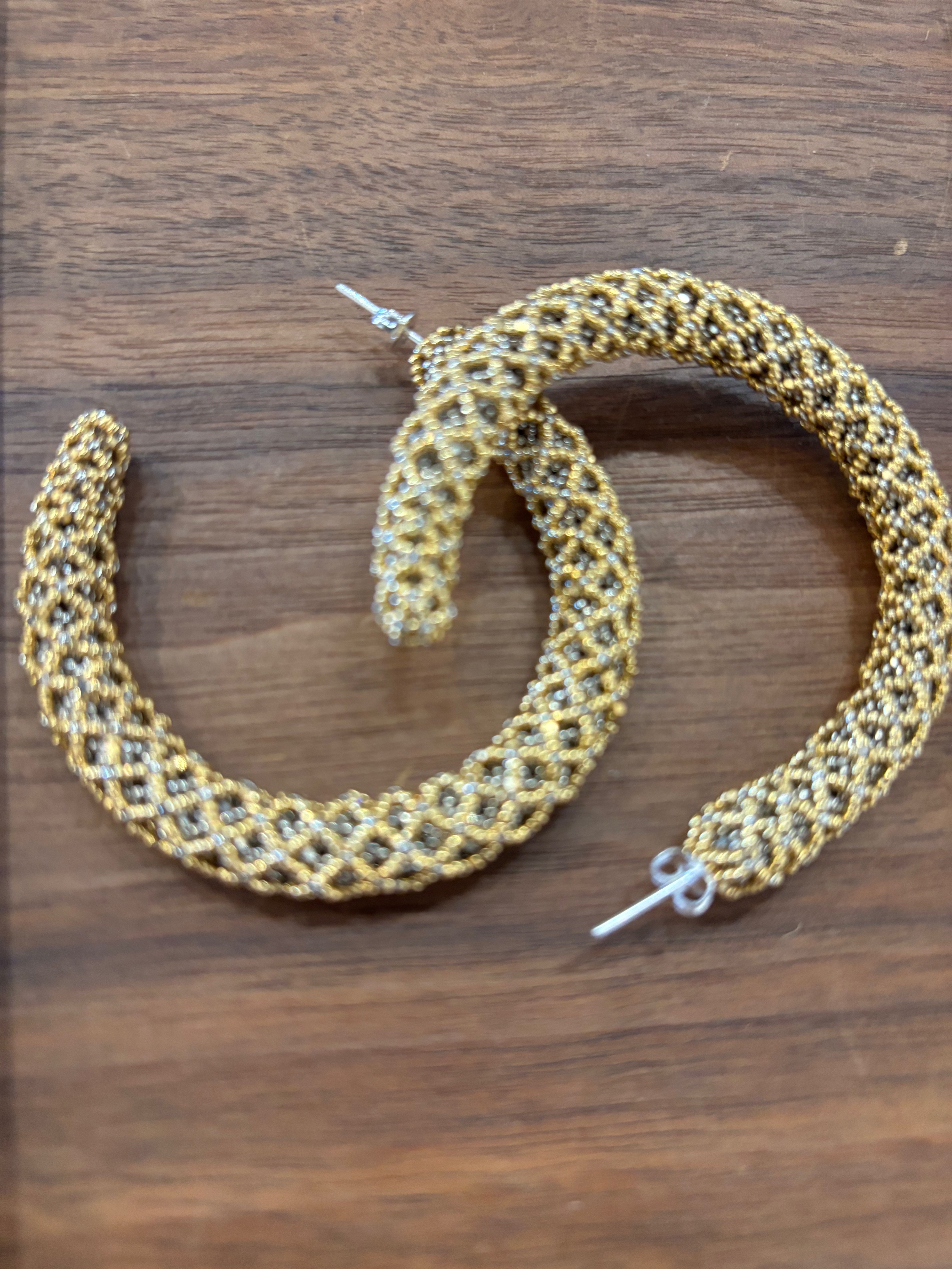 Large Fatty Hoop Earrings