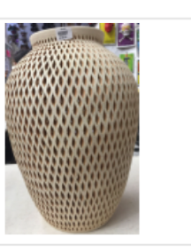 Tall Handcut Oax vase